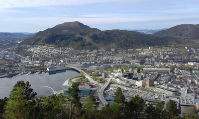 Obraz premium Panarama of Bergen...Norwey