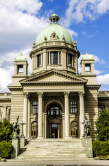 Fototapeta na wymiar Beograd, Bundesparlament, Palast des Parlaments, Serbien-Montene