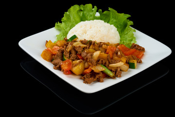 Vietnamese dish Bo Luc Lac