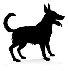 Dog Pet Animal Silhouette