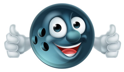 Bowling Cartoon Character