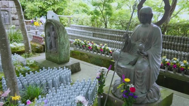 Famous Hase Dera Temple in Kamakura Japan - TOKYO / JAPAN - JUNE 12, 2018