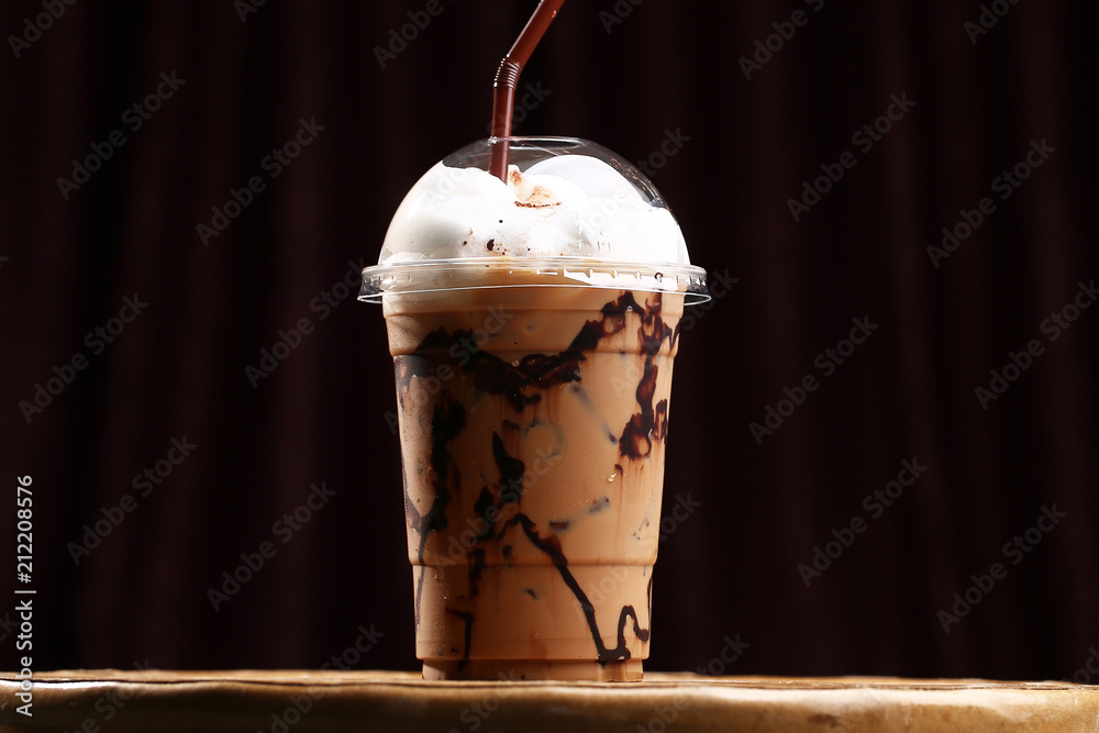 Wall mural mocha ice coffee