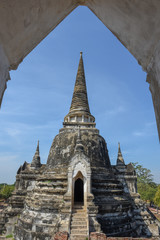 Fototapeta premium Temple of Ayutthaya historical park