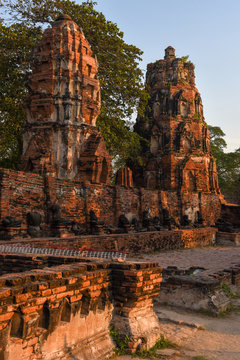 Temple of Ayutthaya historical park, Thailand