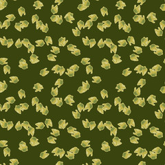 Military camouflage seamless pattern in different shades of green color