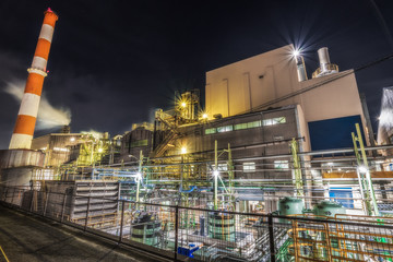兵庫　尼崎の工場夜景