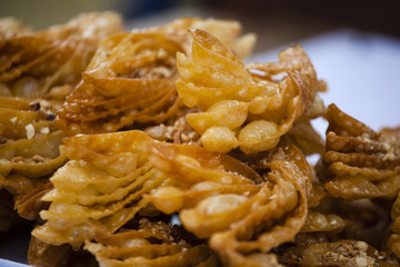 Crimean honey baklava. Tatar traditional dish.