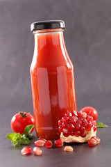 red fruit and vegetable juice