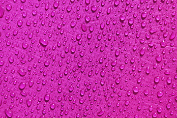 pink waterproof material, rip stop cloth with drops of water