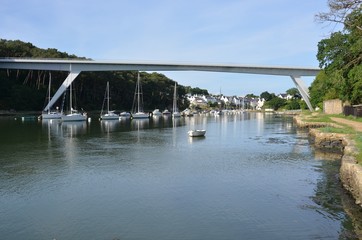 Pont principal du Bono, golf du Morbihan, Bretagne, France
