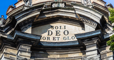 Closeup of Dominican Church