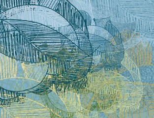 Abstract painting on canvas. Hand made art. Colorful texture. Modern artwork. Strokes of fat paint. Brushstrokes. Contemporary art. Artistic background image.