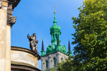 Obraz premium Dominican Church in Lviv