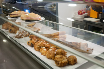 bakery and pastry display