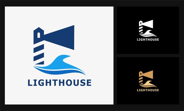lighthouse icon logo