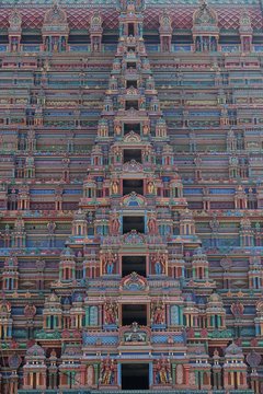 View of Sri Ranganathar Swamy Temple in Srirangam, Trichy.