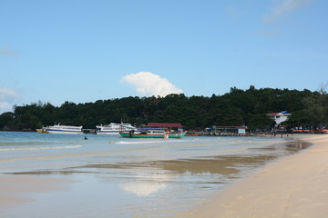 Fototapeta na wymiar Beach in Cambodia