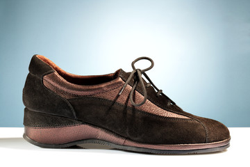 Women’s brown shoes.