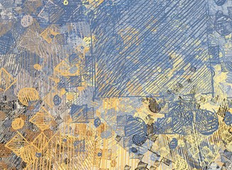 Abstract painting on canvas. Hand made art. Colorful texture. Modern artwork. Strokes of fat paint. Brushstrokes. Contemporary art. Artistic background image.