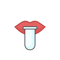 Saliva test icon