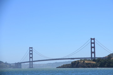 Morning View of the Golden Gate Bridge in San Francisco