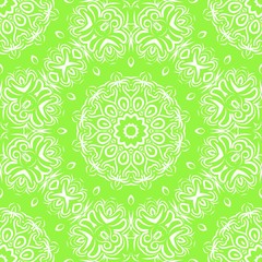 Mandala Style Vector Color Shapes. Abstract design. Decoration for fashion, holiday card, relax