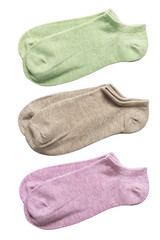 Set of three short socks