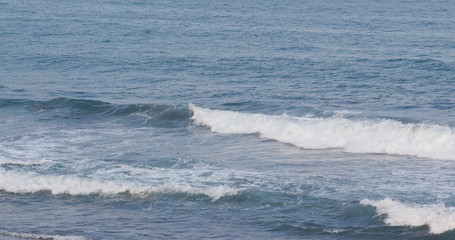 Naklejka na ściany i meble Ocean wave and sea