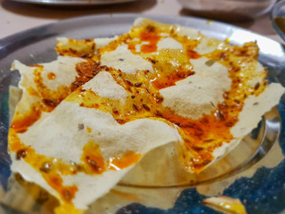 Food with spices marco shot 