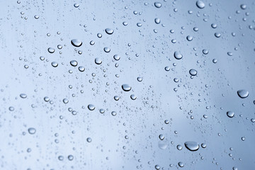  rain drops on clear glass, rain droplets
