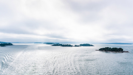 Finnish archipelago between Turku and Marienhamn.