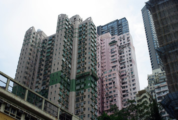 Fototapeta na wymiar Bâtiments de Hong Kong