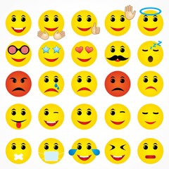 Fototapeta premium World emoji day greeting card design