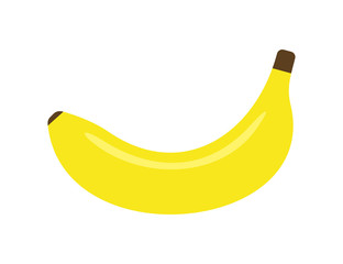 Banana. flat style. isolated on white background