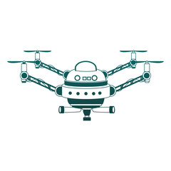 RC drone isolated vector illustration graphic design