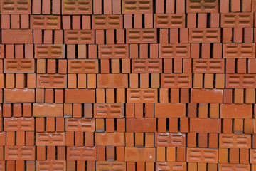 Textur, rote Ziegelsteine