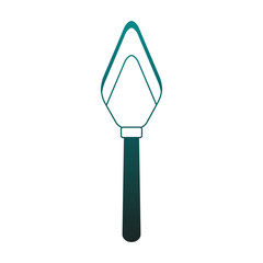 Spatula construction tool vector illustration graphic design