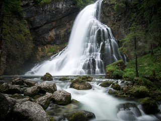 Fototapeta na wymiar Gollinger Wasserfälle