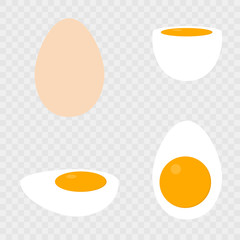 Sliced egg icon