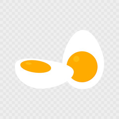 Sliced egg icon