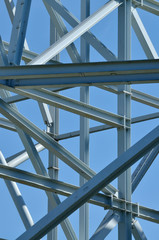 Naklejka premium Reinforced metal construction.