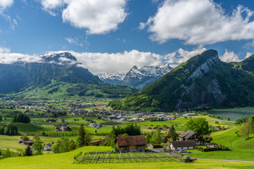 Fototapeta na wymiar Schwyz valley view