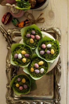 Szpinakowe muffinki
