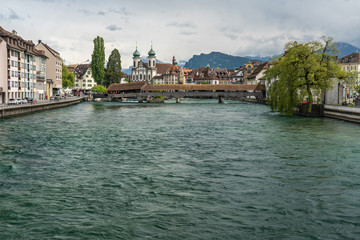 Fototapeta na wymiar Swiss, Lucerne city view