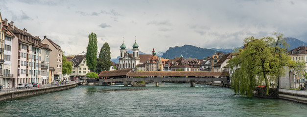 Swiss, Lucerne city view