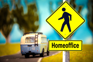Fototapeta premium Schild 309 - Homeoffice