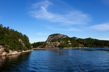 Fototapeta na wymiar Landscape of Norway, Lysefjord