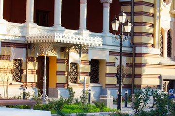 TBILISI, GEORGIA - MARCH 8, 2016: Georgian National Opera and Ballet Theater built in 1851 in Tbilisi, Georgia.