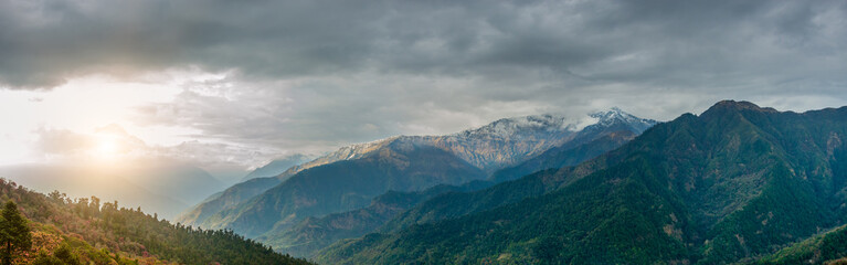 Fototapeta na wymiar Himalayas landscape. Mountain range